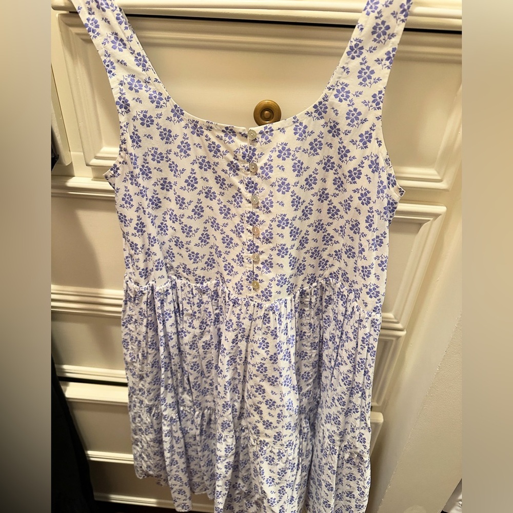& Other Stories floral mini dress